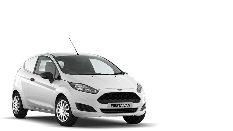 Ford Fiesta Van exterior front angle
