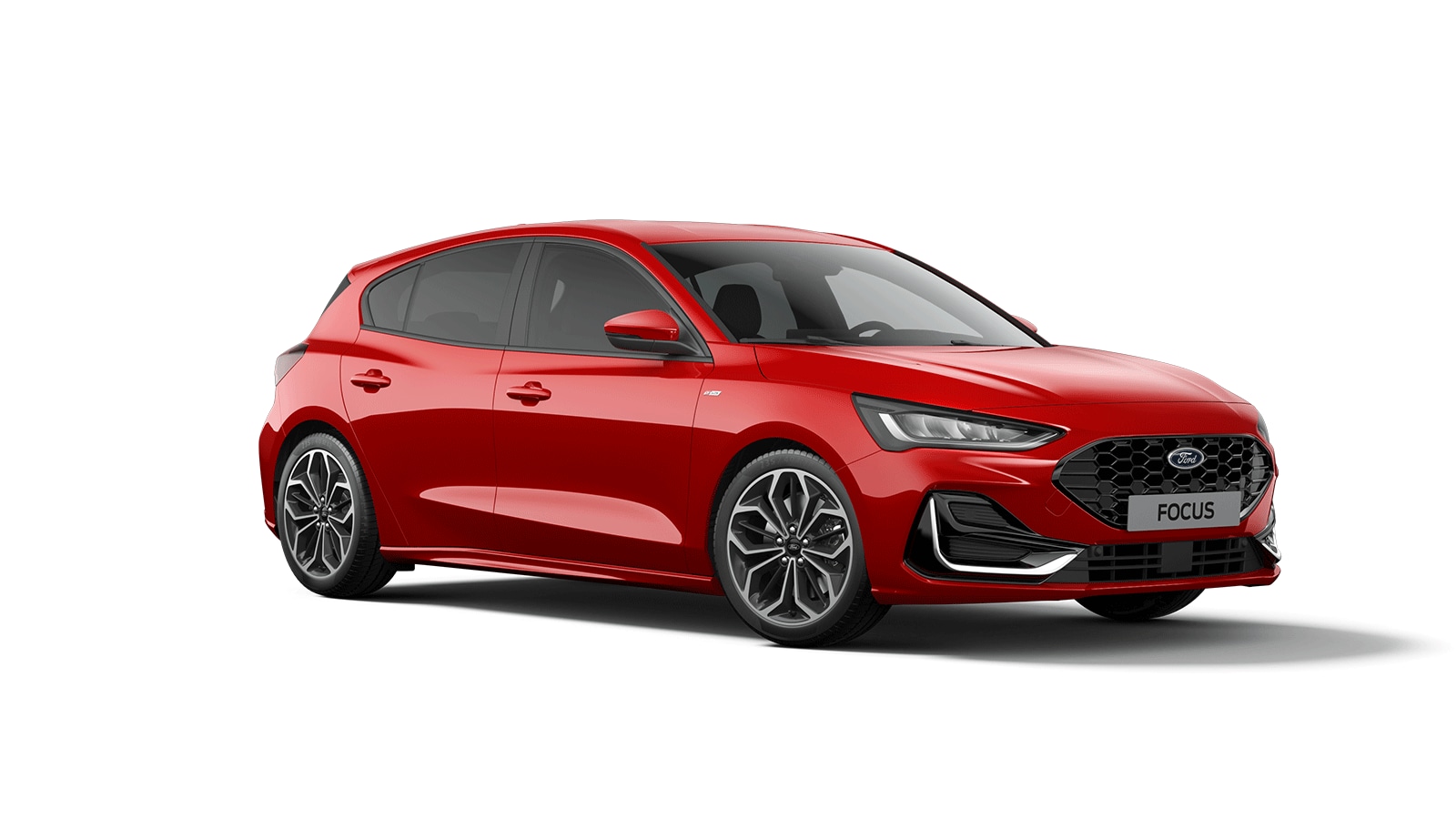 Ford Focus ST-Line X from 3/4 front angle