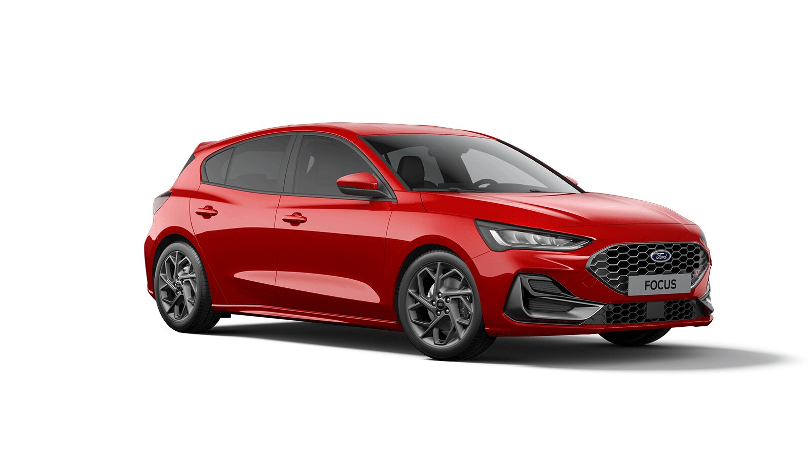 Ford Focus ST from 3/4 front angle