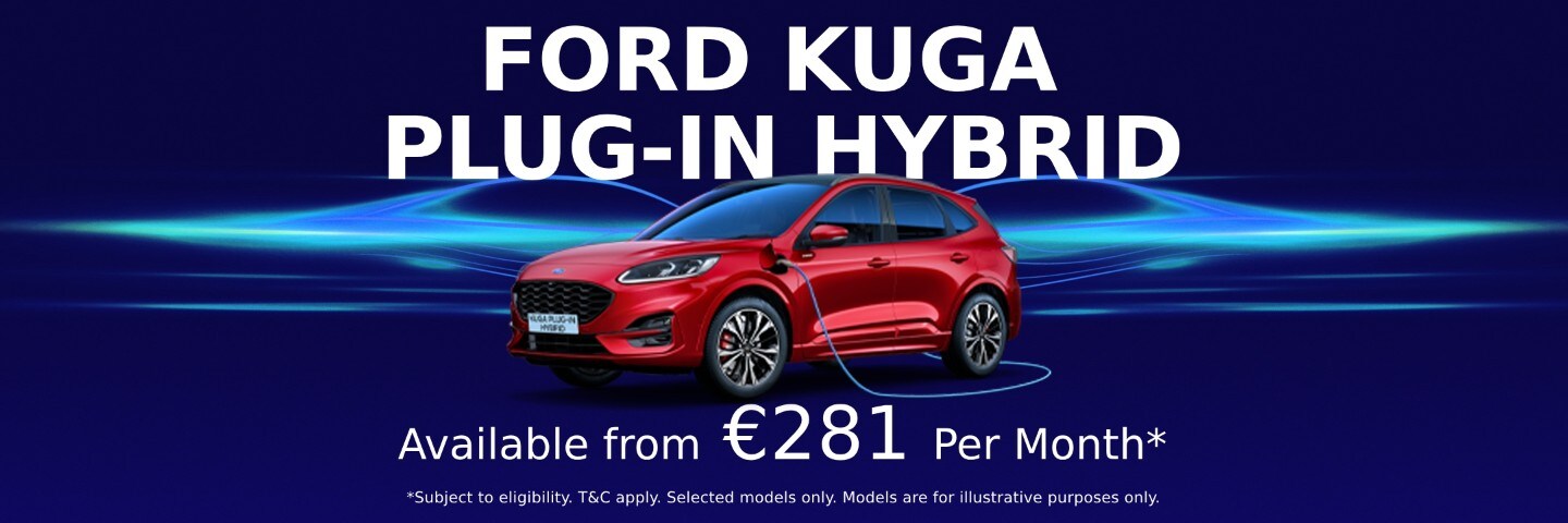Red Ford Kuga Offer Starting from 281 Euro per Month.