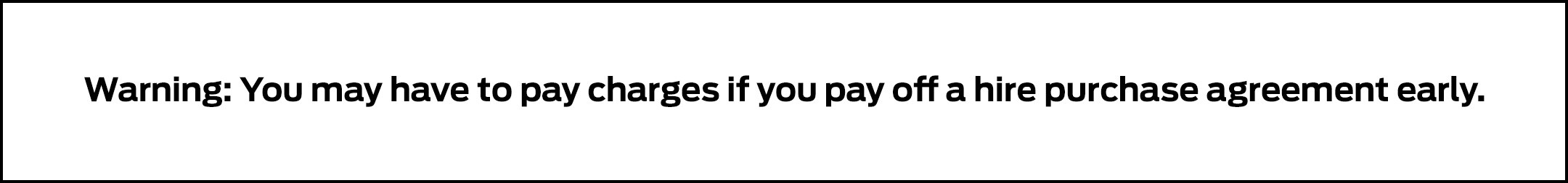 Warning