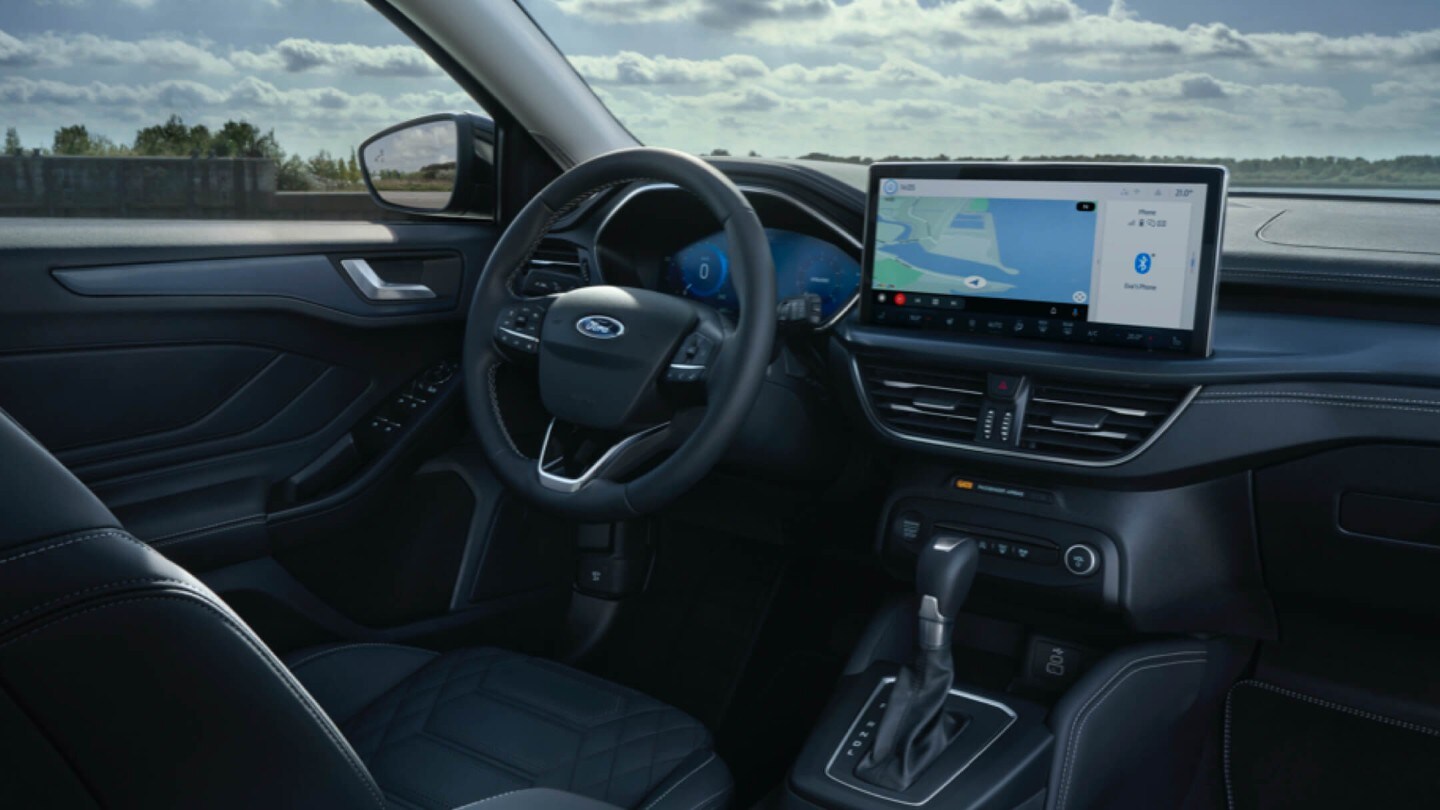 Interior view of dashboard