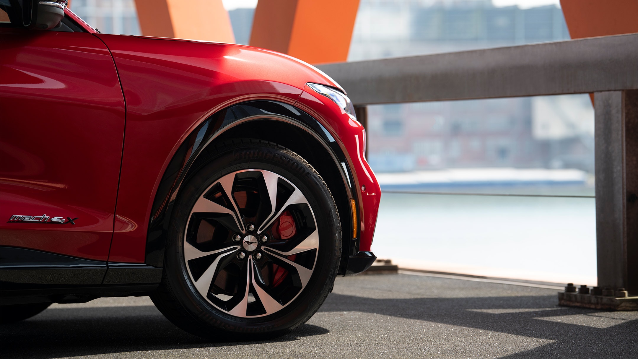 Ford Mustang Mach-E wheel close-up