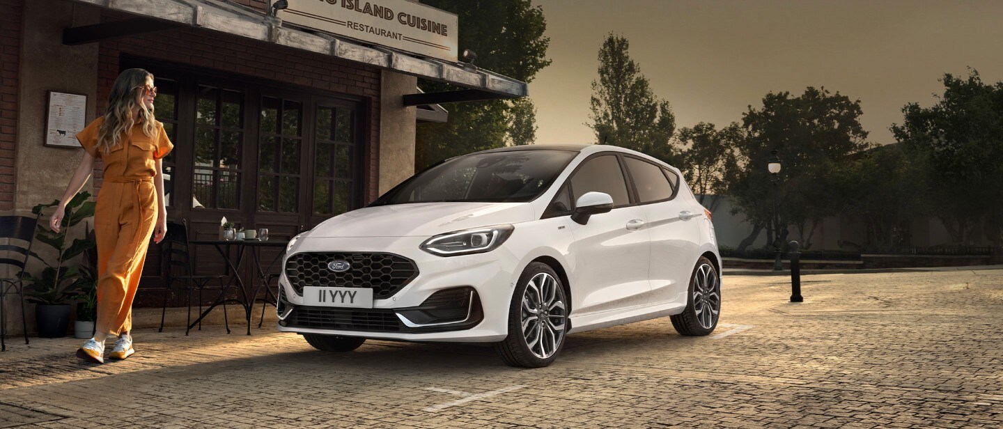Ford Fiesta front three quarter view Ford Fiesta front three quarter view