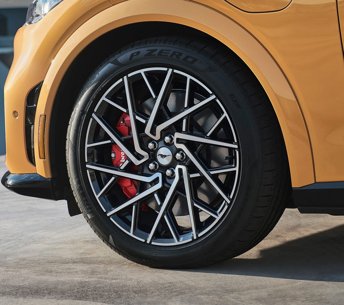 Ford Mustang Mach-E GT showing Brembo brakes 