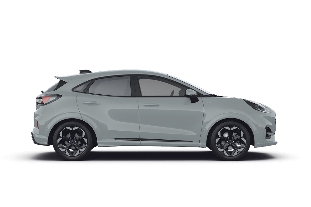 Side profile of a Ford Puma