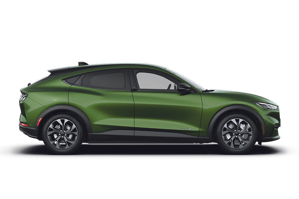 Side profile view of the Ford Mustang Mach-E