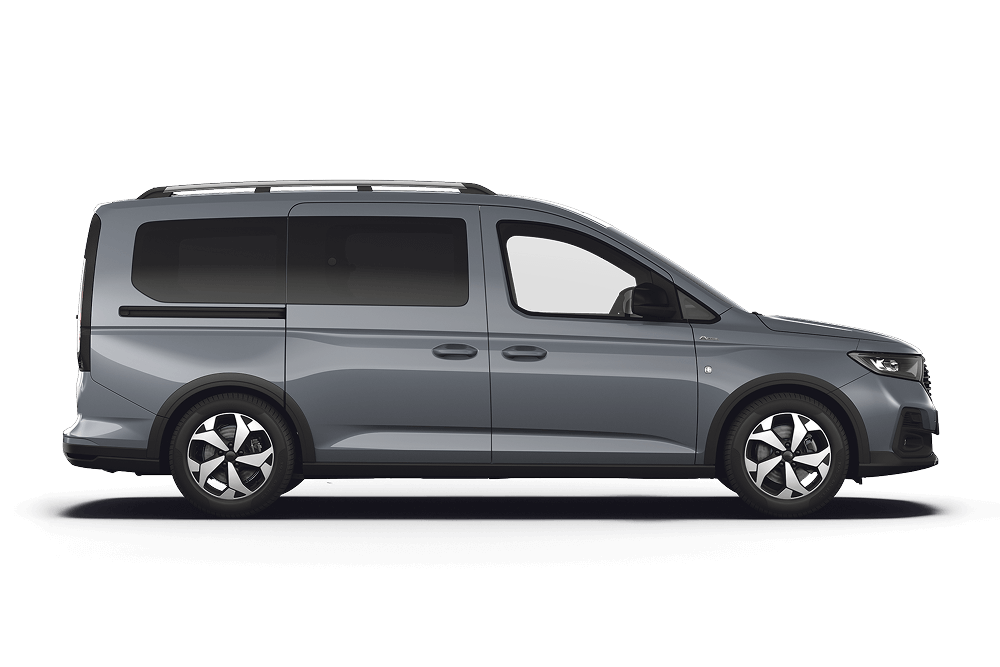 Side profile view of the Ford Tourneo Connect
