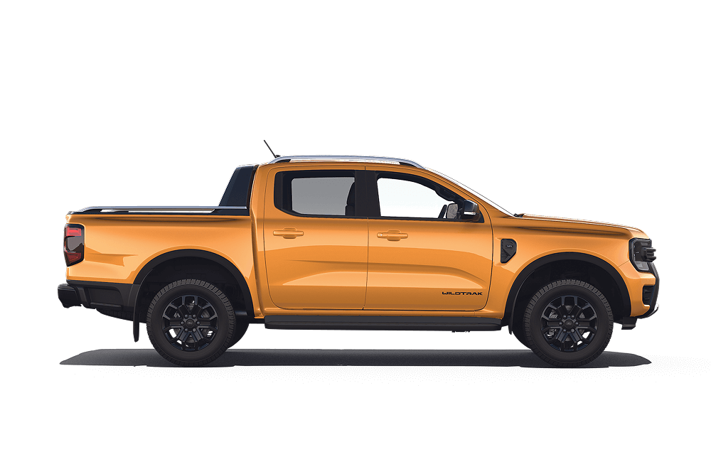 Side profile view of the Ford Ranger