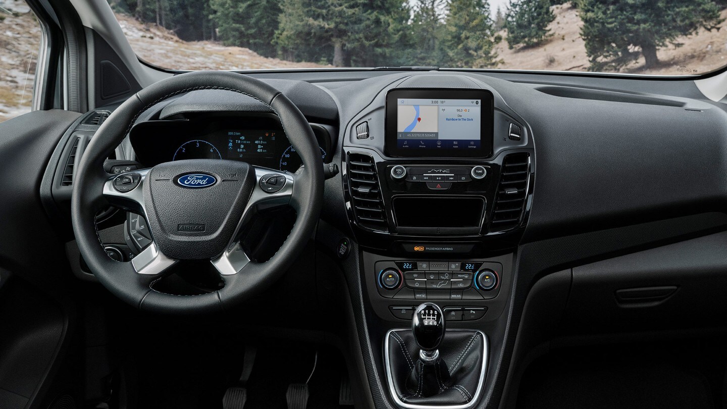 Ford Transit Connect Active interior with SYNC 3