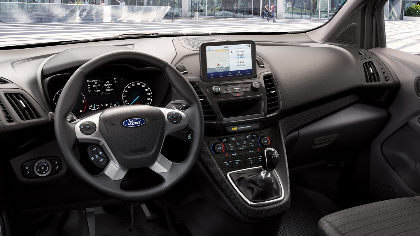 Ford Transit Connect Active interior with SYNC 3