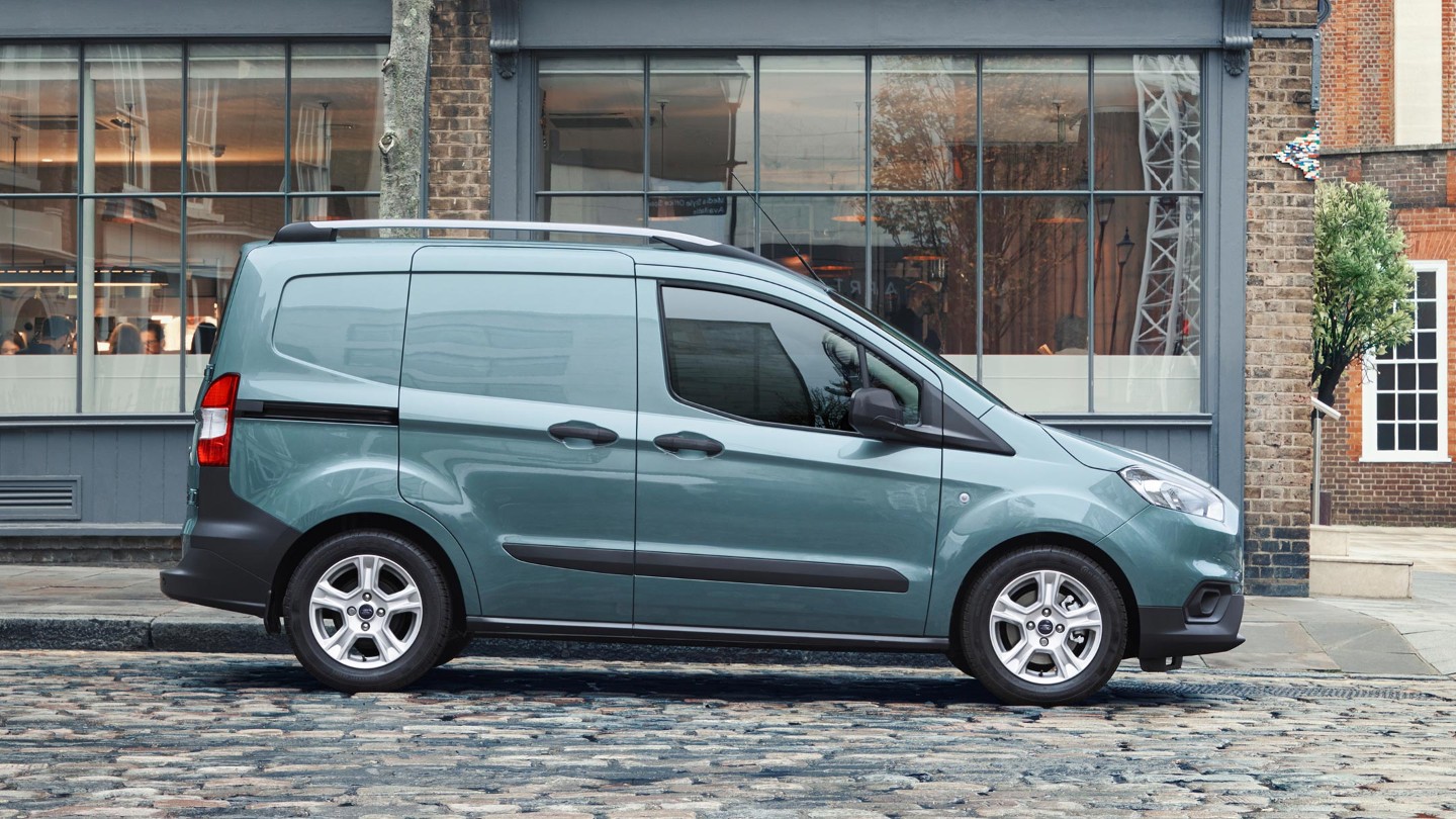 Ford Transit Courier parked side view