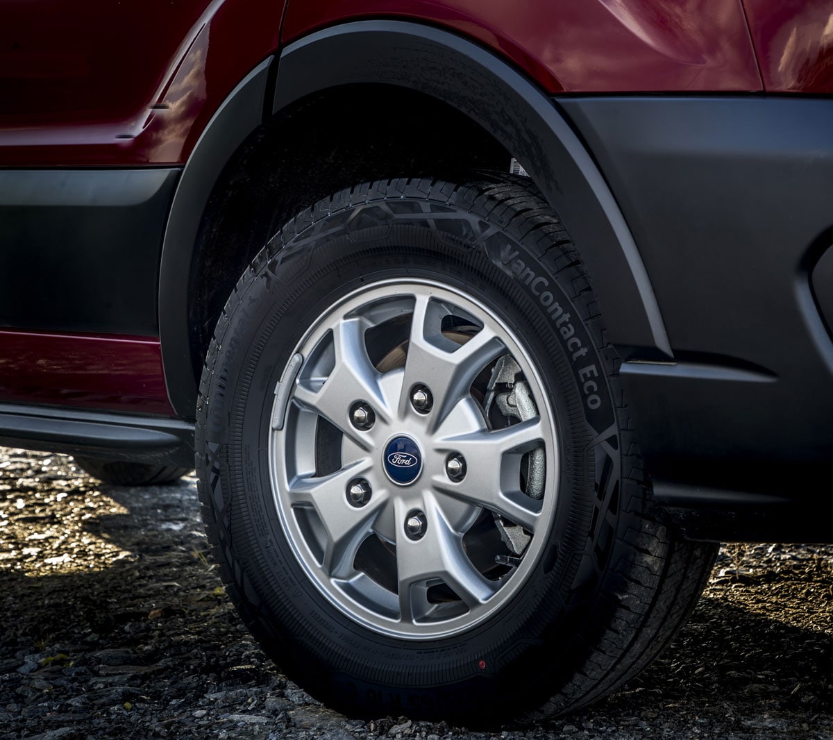 Ford Transit Chassis Cab wheel close up