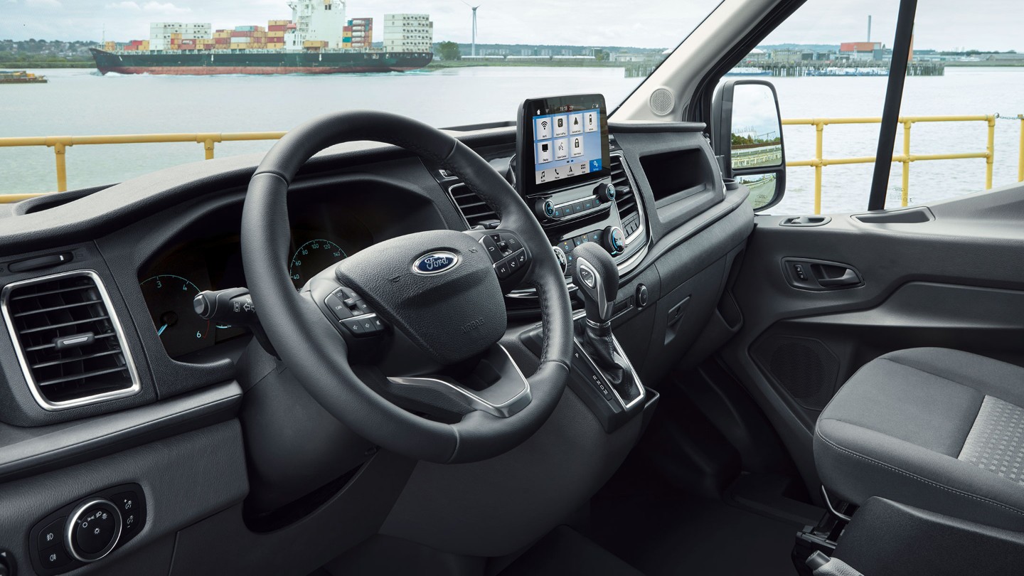 New Ford Transit Van Trail front interior view