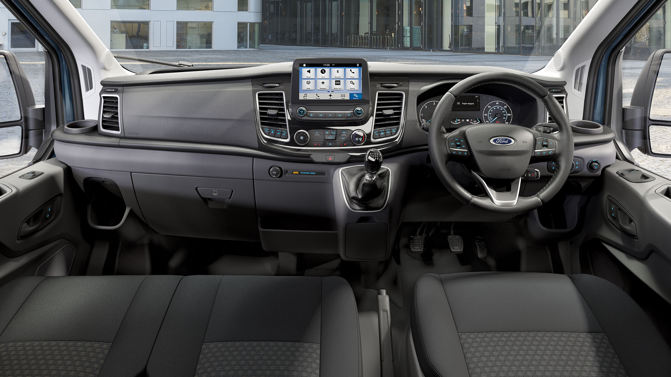 New Ford Transit Van interior cabin