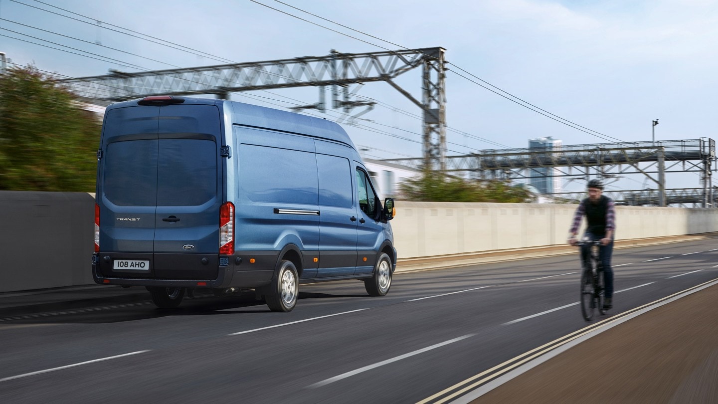 Ford Transit Van rear view