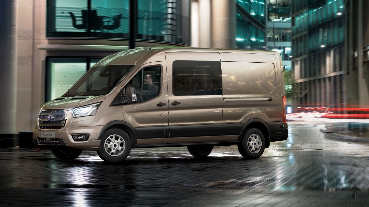 New Ford Transit Van double cab view