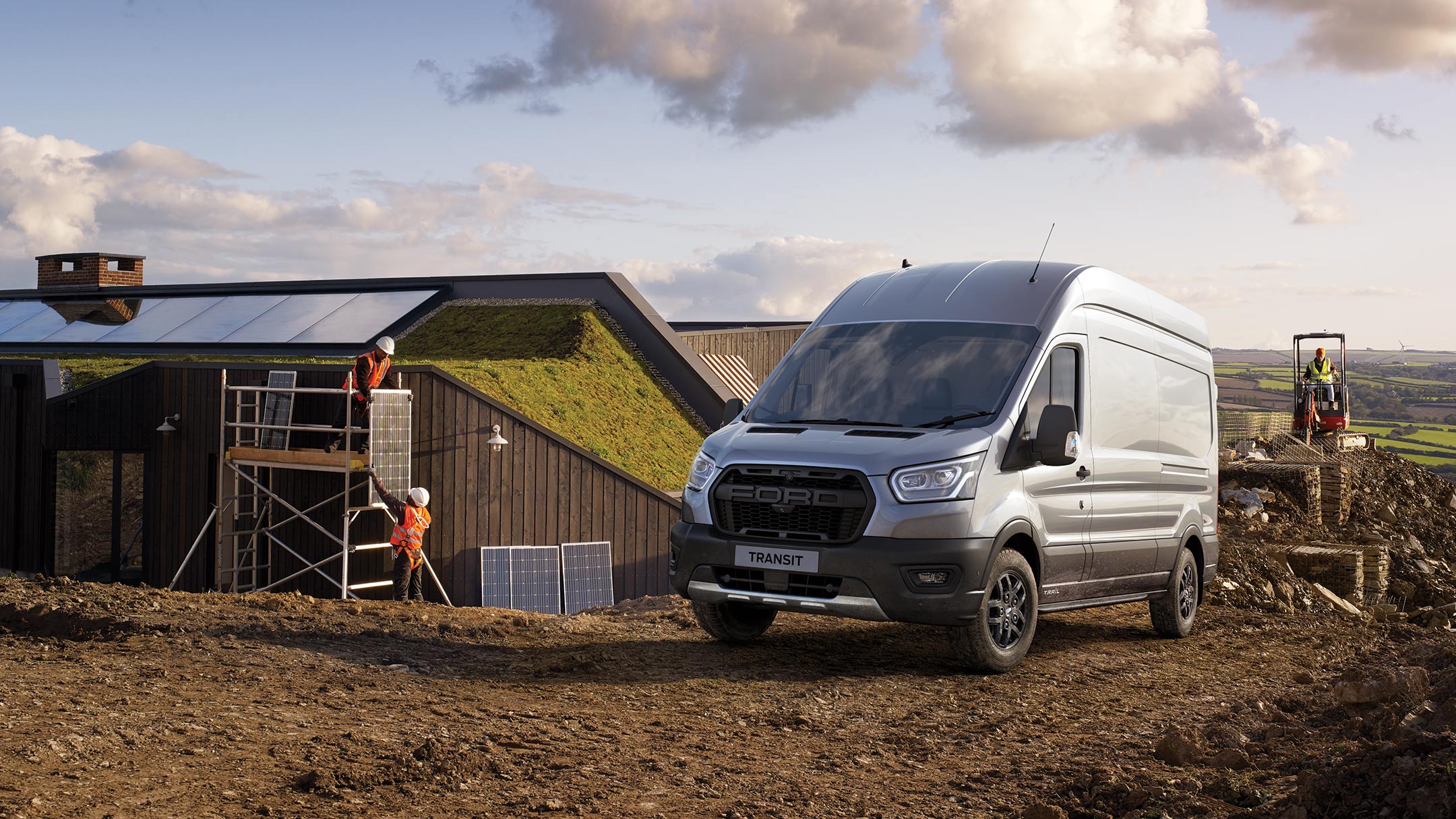 Ford Transit Van Trail front view