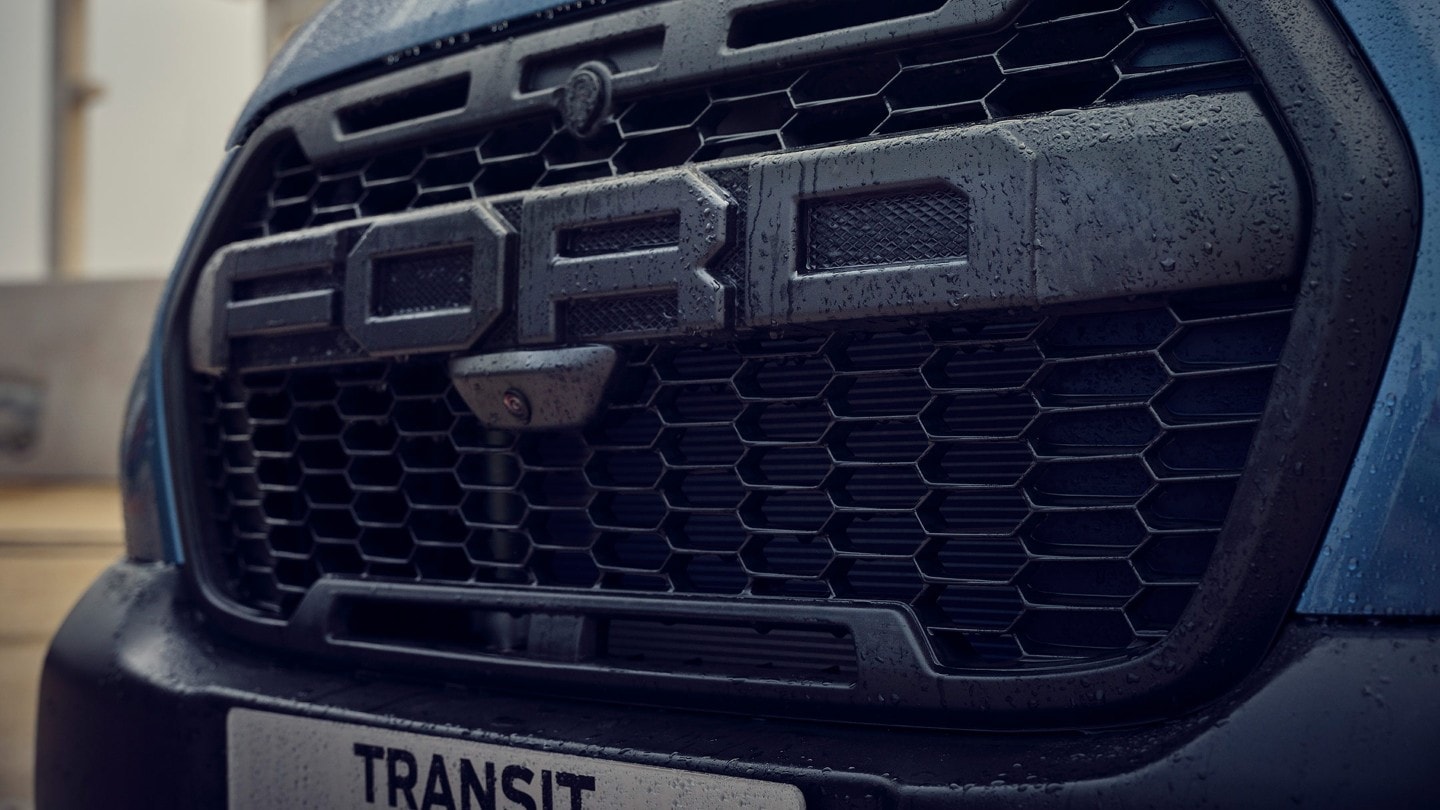 New Ford Transit Van Trail exterior with front grille close up