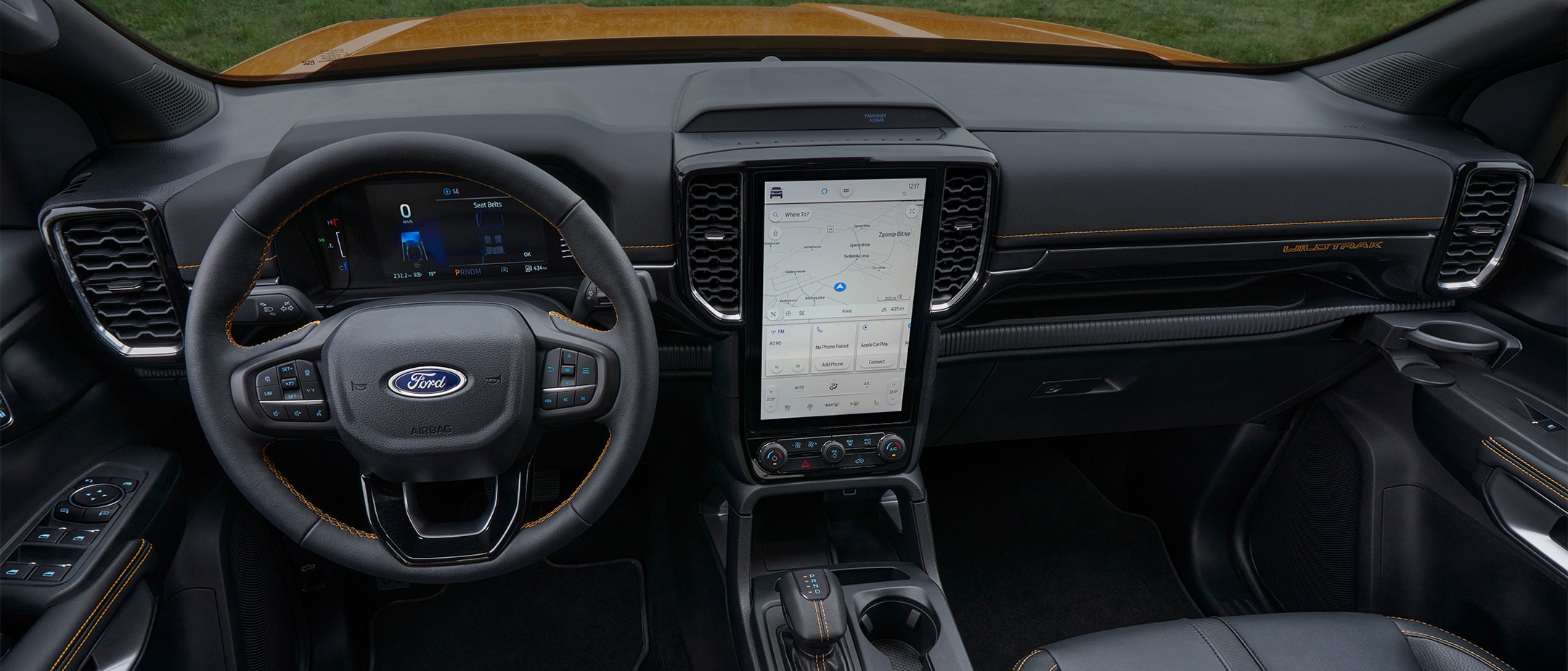 Ranger Raptor interior dash view