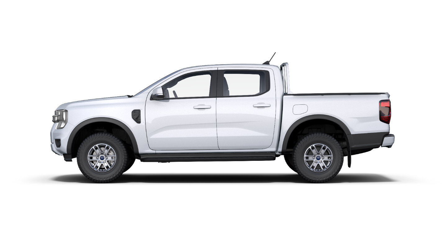 Ranger Double Cab in white side view