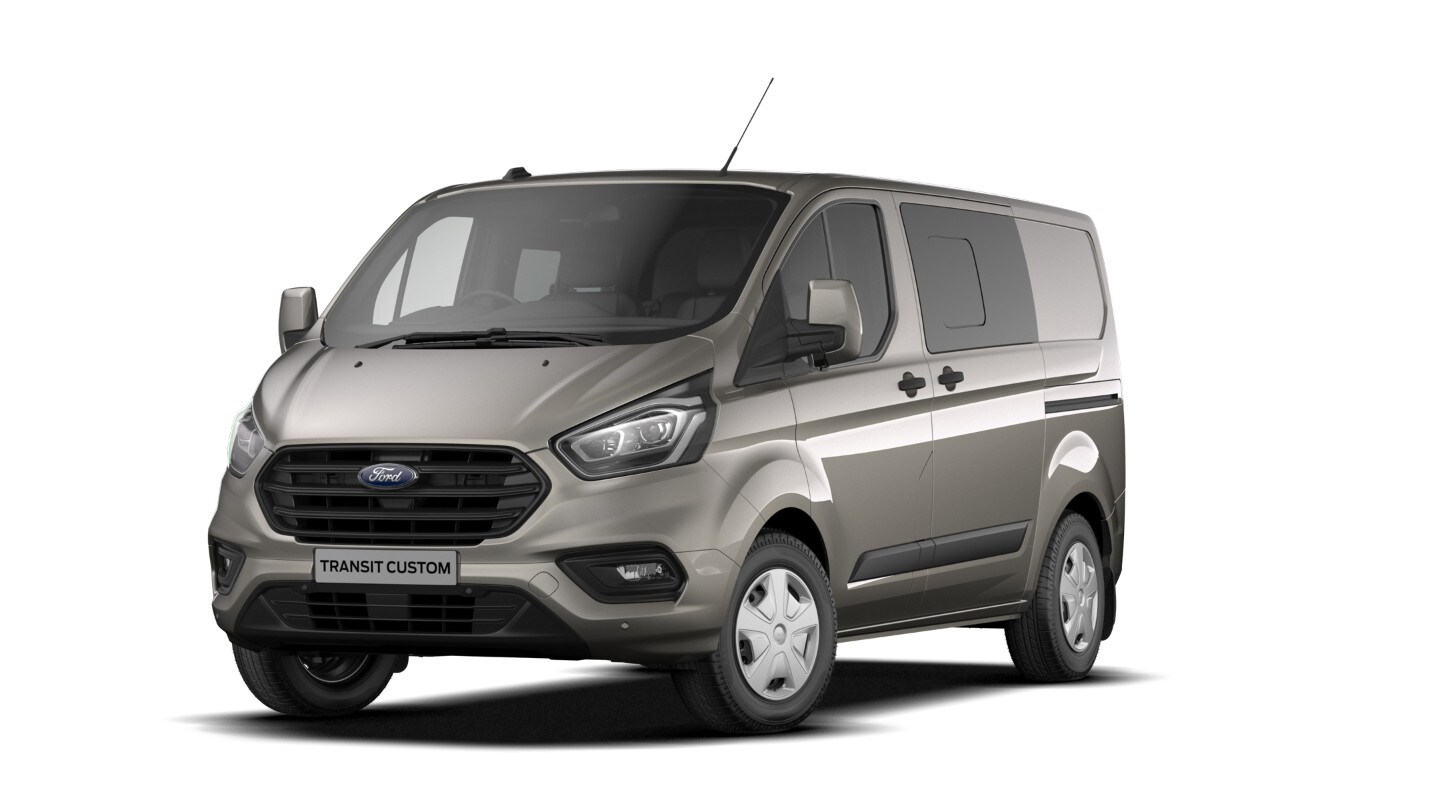 Transit Custom Double Cab-in-Van in Diffused Silver